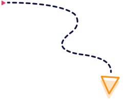digital marketing roadmap arrow graphic